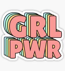 GRL PWR Pastel Sticker