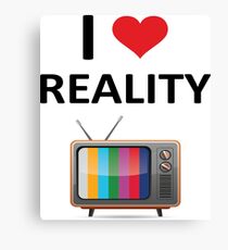 Reality TV Lover Canvas Print