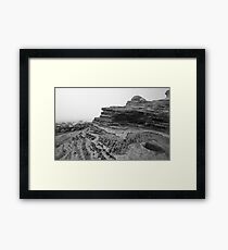 Tidal Strata Framed Print