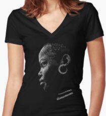 Afrikanerin Shirt mit V-Ausschnitt