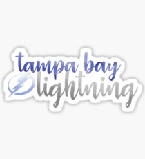 Tampa Bay Lightning Watercolor Sticker