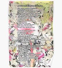 A Wild Beast Explains Civilization poem Poster
