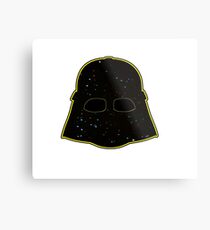 Darth helmet Metal Print