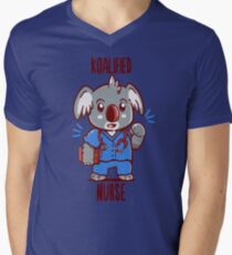 Koalified Nurse - Koala Animal Pun Shirt V-Neck T-Shirt