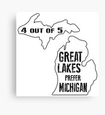 Prefer Michigan Canvas Print