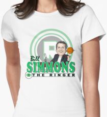 Bill Simmons Caricature Tee Fitted T-Shirt