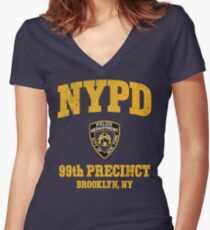 99th Precinct - Brooklyn NY Women's Fitted V-Neck T-Shirt