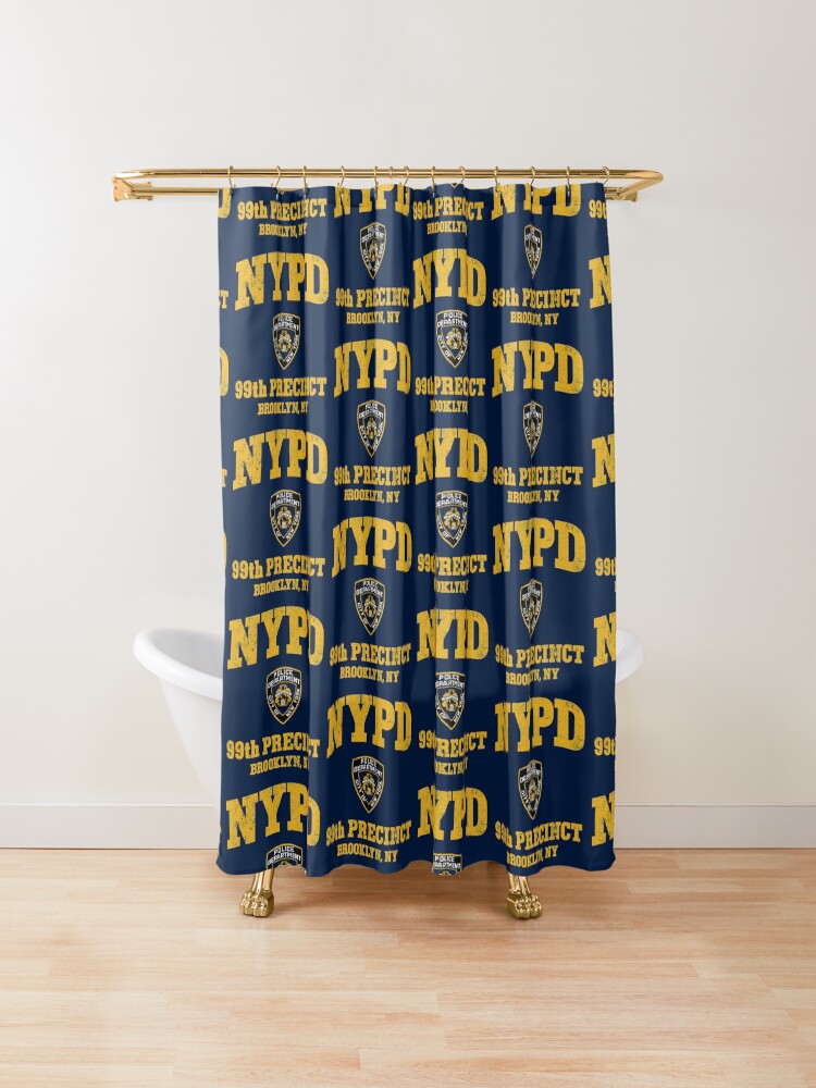 99th Precinct Brooklyn Ny Shower Curtain By Huckblade Redbubble