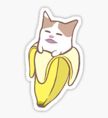 Cat no Bananya Sticker