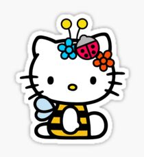 Hellp Kitty-Honeybee Sticker