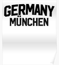 Germany Munchen Munich ~ German Germany Berlin Poster