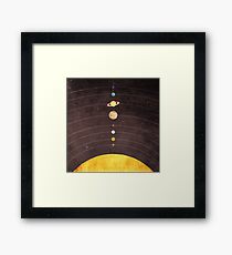 Sonnensystem Gerahmtes Wandbild