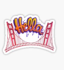 Hella - SF Sticker