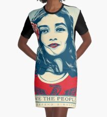 we the people Graphic T-Shirt Dress