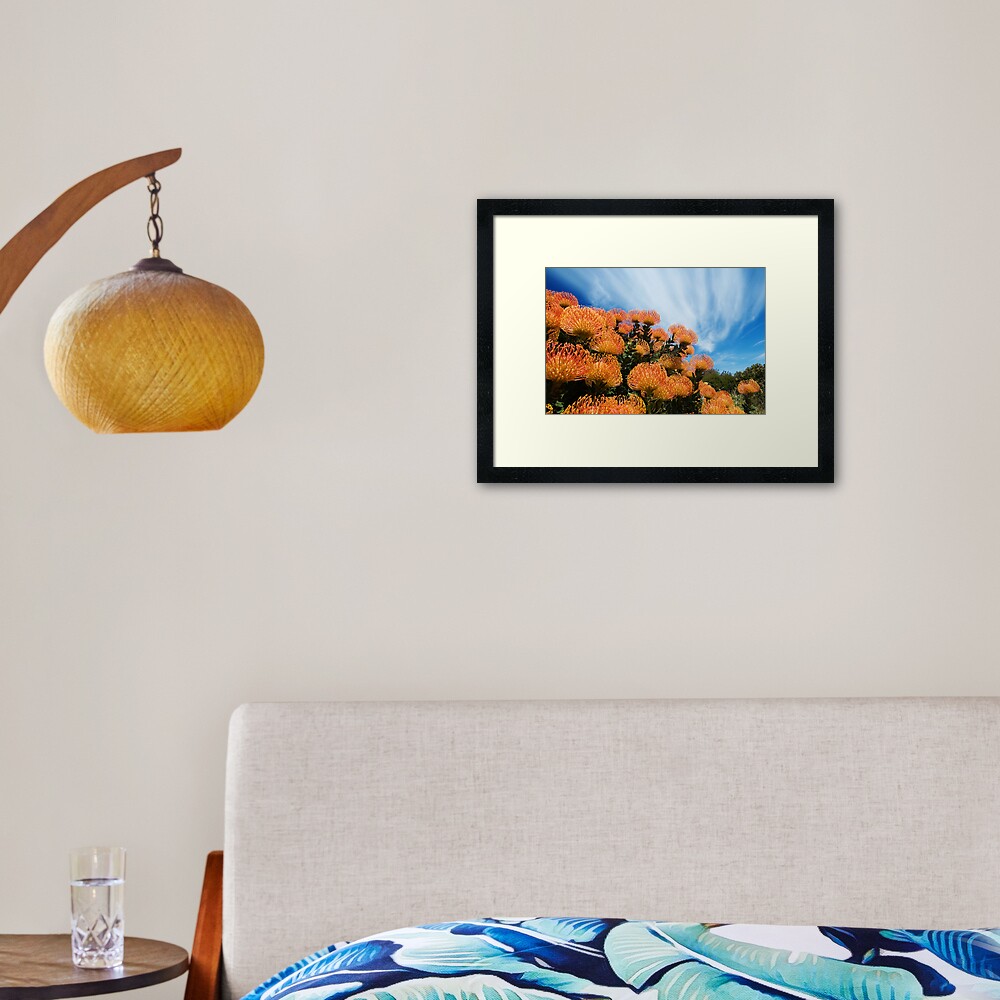 Incandescent Heights Framed Art Print