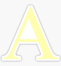 Alpha- greek letter sticker Sticker