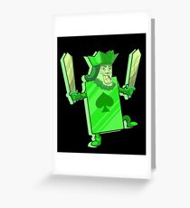 King of Spades Poker - Lucky Gambling Kings Greeting Card