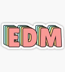 EDM Pastel Sticker