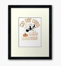 Pit Bull gift t-shirt for dog lovers Framed Print