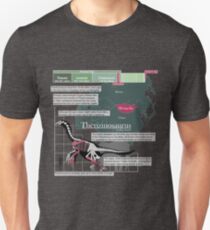Camiseta ajustada Therizinosaurus Infographic