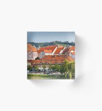 Skyline of Maribor city Acrylic Block
