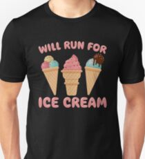 Wird für Eis laufen Slim Fit T-Shirt