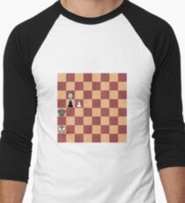 Chess, play chess, chess piece, chess set, chess master Men's Baseball ¾ T-Shirt