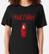 Team Qanon Q+ Red Pilled Slim Fit T-Shirt