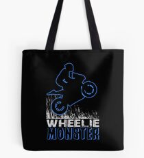 Wheelie Monster Blue Tote Bag