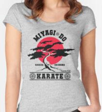 Karate Kid - Mr Miyagi Do Red Variant Women's Fitted Scoop T-Shirt