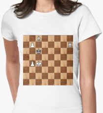 Chess, #Chess #playchess #chesspiece #chessset #chessmaster #Chinesechess #chesstournament #gameofchess #chessboard Women's Fitted T-Shirt