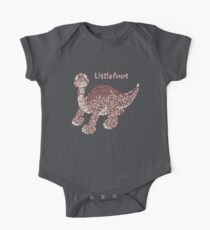 "Littlefoot" the Little Dinosaur Short Sleeve Baby One-Piece