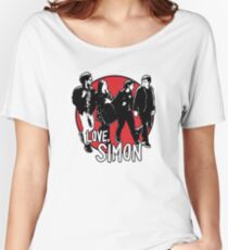 Love, Simon Friend Group Walking Women's Relaxed Fit T-Shirt