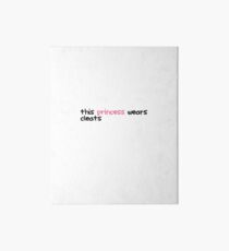 This Princess Wears Cleats Art Board