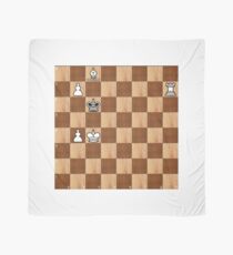 Game of Chess, #bishop, #capture, #castle, #check, #checkmate, #chess, #chessboard, #chessman Scarf