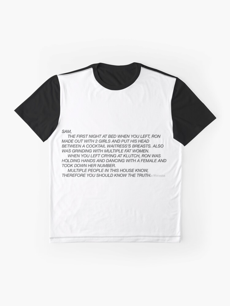 jersey shore note shirt