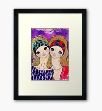 Cheek to cheek Framed Print