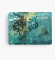 Mermaids at Play Canvas Print