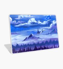 "Cotton Skies" - Acrylic Painting Laptop Skin