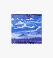 "Cotton Skies" - Acrylic Painting Art Board