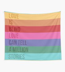 Tela decorativa El amor es Blind Square / Falsettos