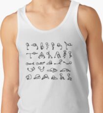 Hot Yoga : 26 plus 2 {Black Figures} Tank Top