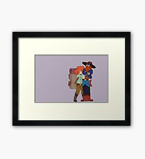 The Nomad and Skout Framed Print