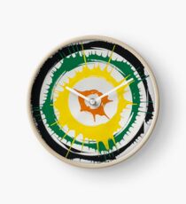 Spin Art 4 Clock