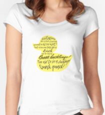 too old to be a duckling! quack quack! Women's Fitted Scoop T-Shirt