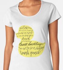 too old to be a duckling! quack quack! Women's Premium T-Shirt