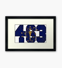 ALWAYS REPPIN' THE 463 Framed Print