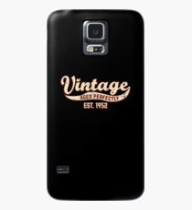 1952 Birthday Gift Vintage Est 66th Birthday 66 Yrs Old B-day Present Case/Skin for Samsung Galaxy