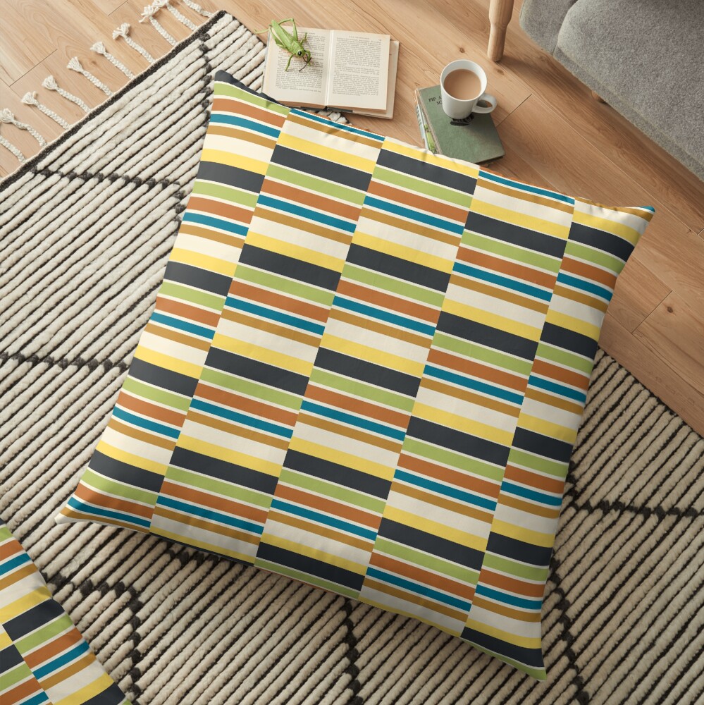 Cuba Street Stripe Floor Pillow