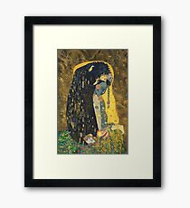The Kiss: Like Starlight Framed Print